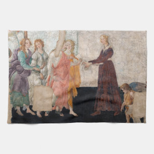 Sandro Botticelli - Venus and the Three Graces Tea Towel