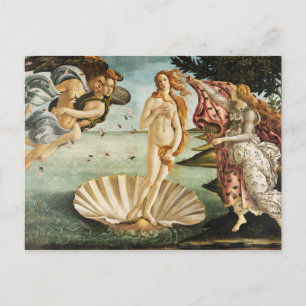 Sandro Botticelli's The Birth of Venus (1485) Postcard