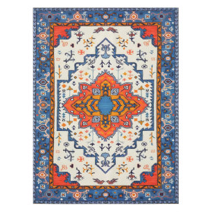 Sands of Time: Heritage Boho Moroccan Art Tablecloth
