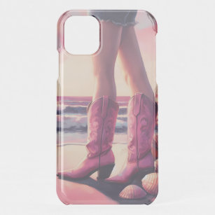 Sands, Shells, and Cowgirl Spells, Ocean Hues with iPhone 11 Case