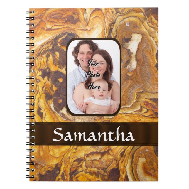 Sandstone abstract pattern notebook (Front)