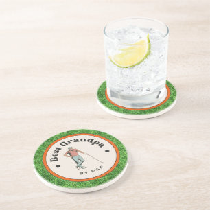 Sandstone Coaster - Best Grandpa by Par