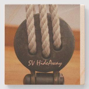 Sandstone Coaster Custom Nautical