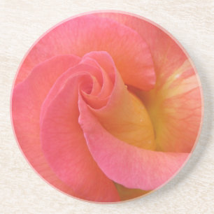 Sandstone Coaster--"Mardi Gras" Rose Coaster