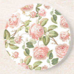 SANDSTONE COASTER : VINTAGE ROSES
