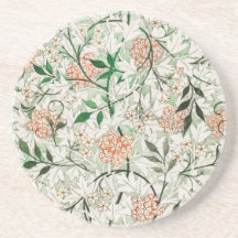 SANDSTONE COASTER : WILLIAM MORRIS: JASMINE