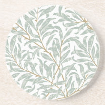 SANDSTONE COASTER : WILLIAM MORRIS : WILLOW