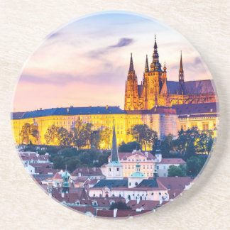 Sandstone Drink Coaster Prague