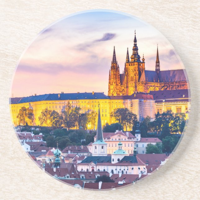 Sandstone Drink Coaster Prague (Front)