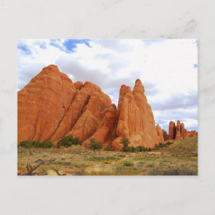 Sandstone Fins, Arches National Park, Utah, Postcard