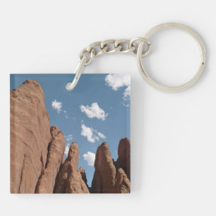Sandstone Fins Utah Desert Photo Key Ring