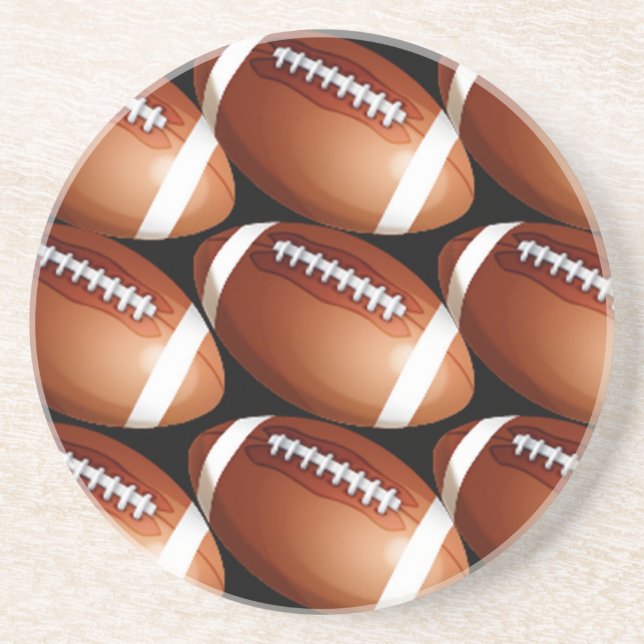 SANDSTONE football COASTERS sport coasters (Front)