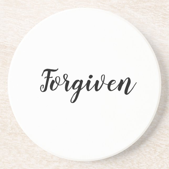 Sandstone Forgiven coaster (Front)