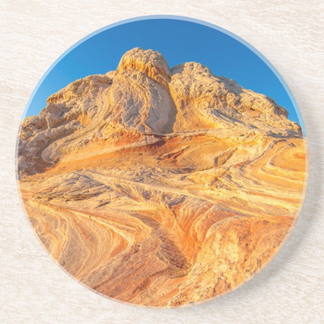Sandstone Formations At The White Pocket Coaster (Front)