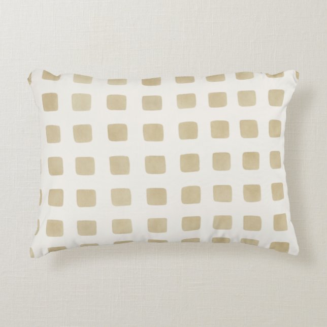 Sandstone Nordic Dots Decorative Cushion (Front)