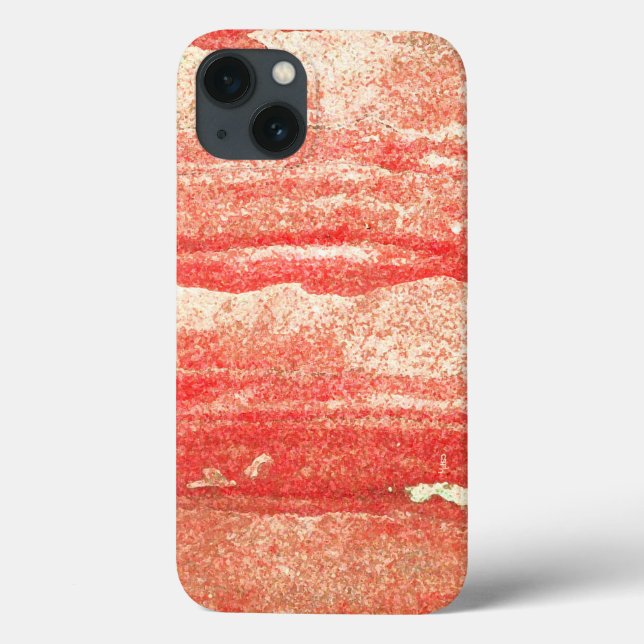 Sandstone Red Case-Mate iPhone Case (Back)