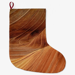 Sandstone Rock Formations Large Christmas Stocking