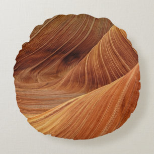 Sandstone Rock Formations Round Cushion
