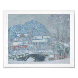 Sandviken Norway in the Snow Photo Print