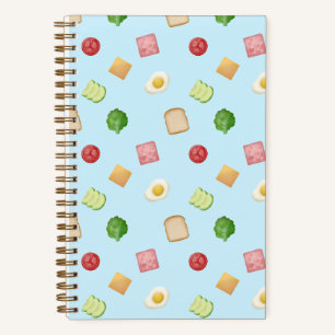 Sandwich Blue Notebook