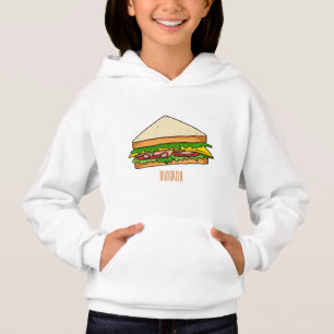 Sandwich cartoon illustration