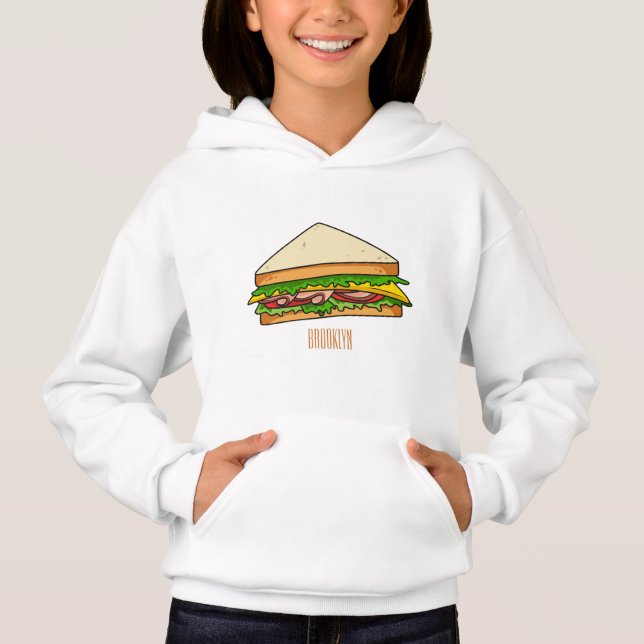 Sandwich cartoon illustration (Front)