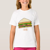 Sandwich cartoon illustration