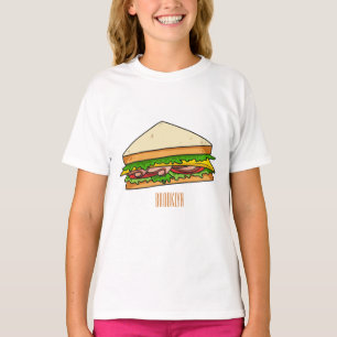 Sandwich cartoon illustration T-Shirt