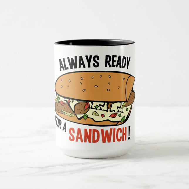 Sandwich custom name mugs (Center)