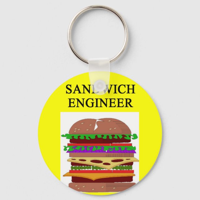 SANDWICH engineer joke Key Ring (Front)