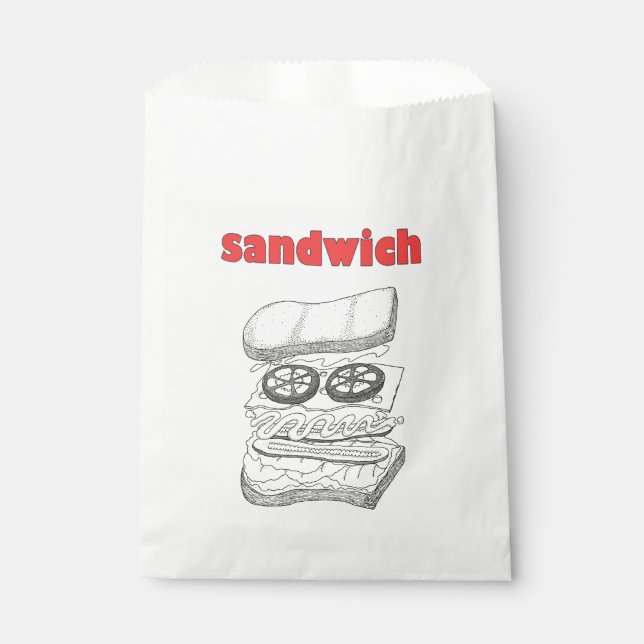 Sandwich Favour Bags (Front)