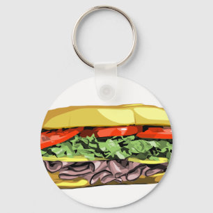 Sandwich Key Ring