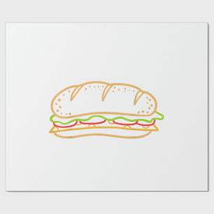 Sandwich Lining Wrapping Paper