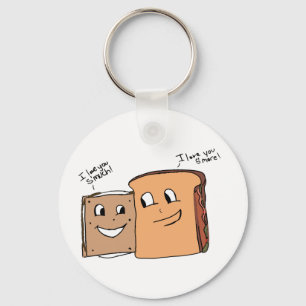 Sandwich Love Keychain