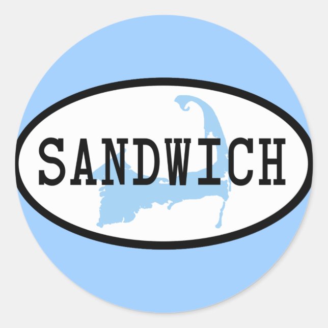 Sandwich, MA Sticker (Front)