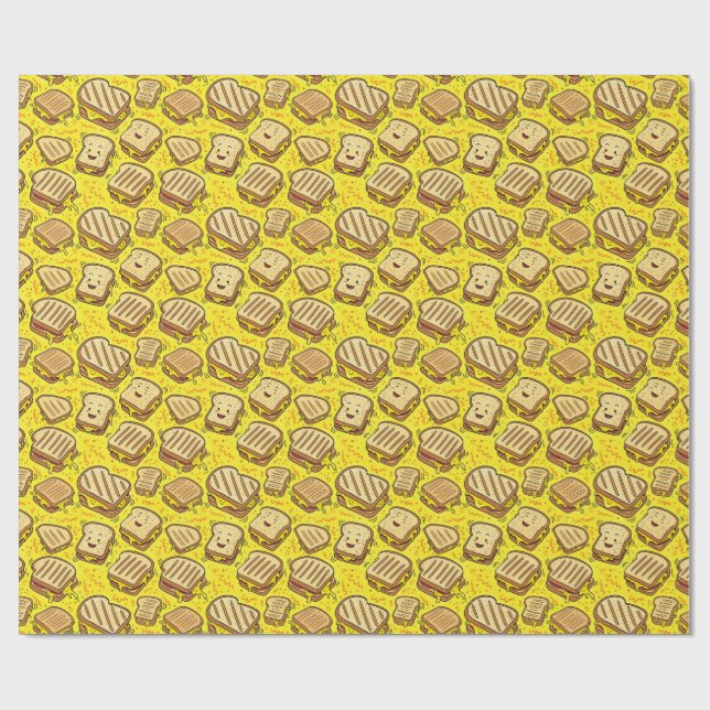 sandwich patterns wrapping paper (Flat)