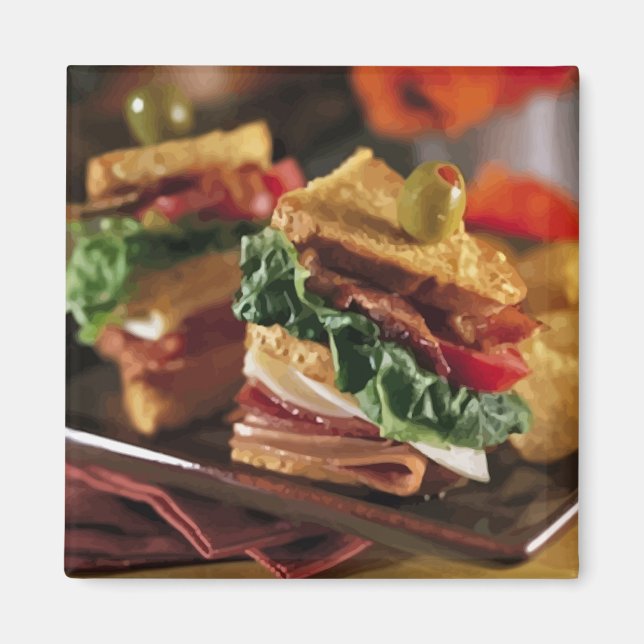 Sandwich Question Magnet (Front)