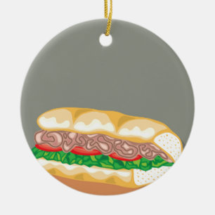 Sandwich Vector Ceramic Tree Decoration