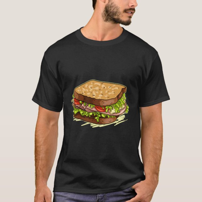 Sandwich Whole Wheat Turkey Ham Sandwich Day 2020  T-Shirt (Front)