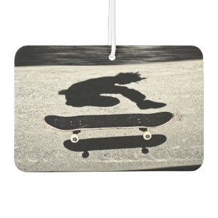 sandwiched skateboard car air freshener