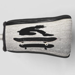 sandwiched skateboard golf head cover