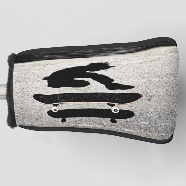 sandwiched skateboard golf head cover (Front)