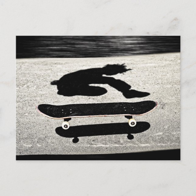 sandwiched skateboard postcard (Front)