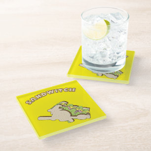 Sandwitch Glass Coaster