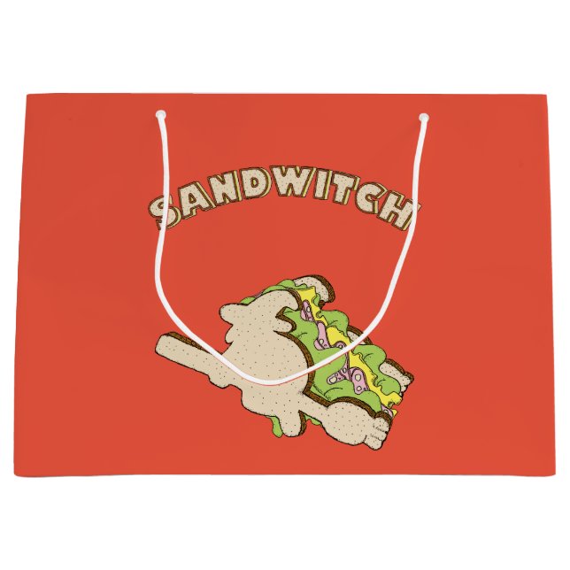 Sandwitch Large Gift Bag (Front)