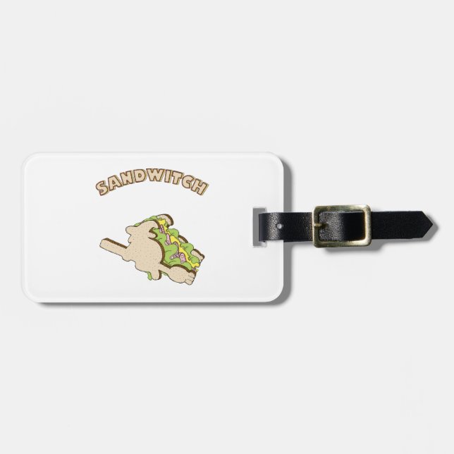 Sandwitch Luggage Tag (Front Horizontal)