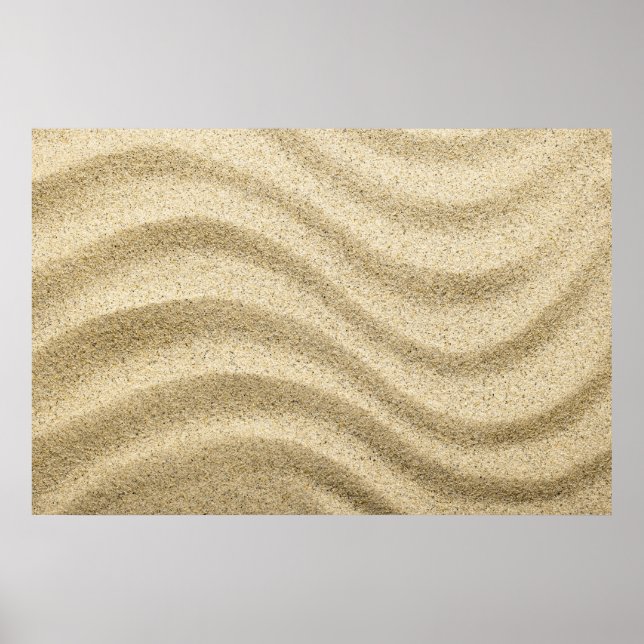 Sandy Beach Background 1 Poster (Front)