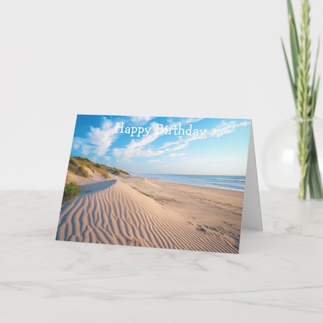 Sandy Beach Card (Front)