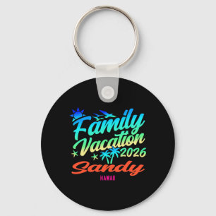 Sandy Beach Hawaii Family Vacation Summer 2026 Key Ring