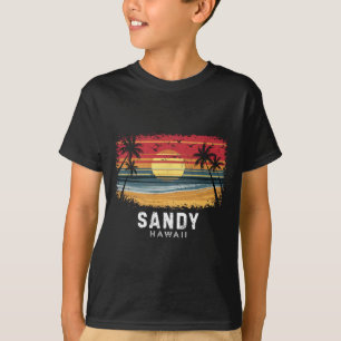 Sandy Beach Hawaii Surfboard Beach T-Shirt